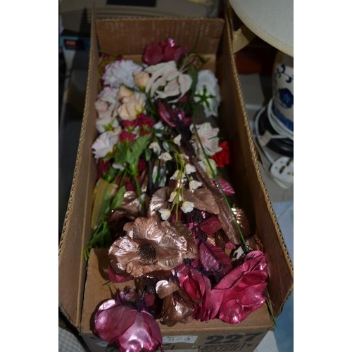 823 - Box Of Artifical Flowers