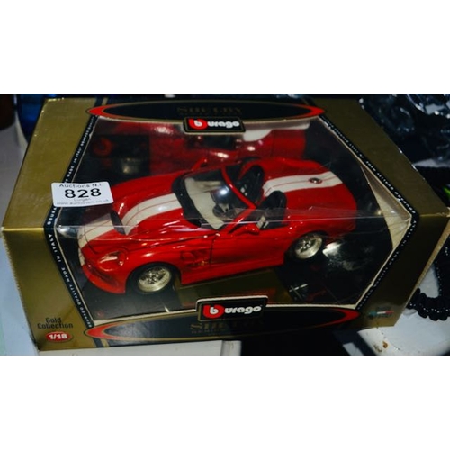 828 - Burago 1:18 Shelby Series 1 1999