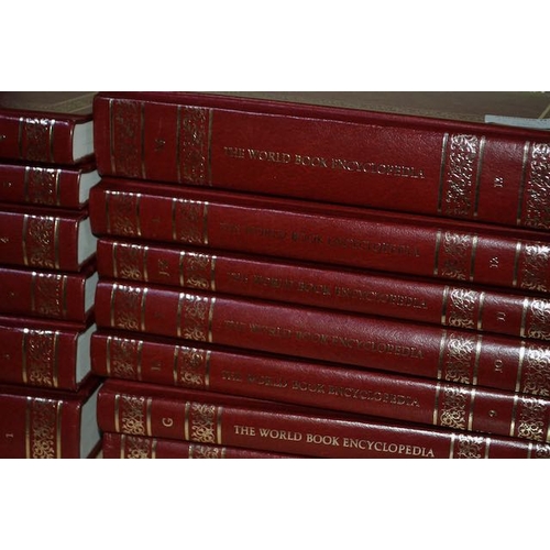 438D - Collection of Approx 24 x Hardback World Book Encyclopedias