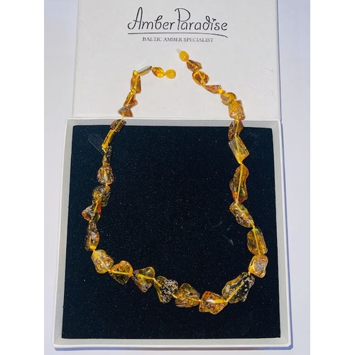 1009 - Amber Paradise Necklace