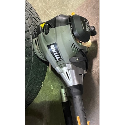 484 - Titan Petrol Strimmer with Multi Purpose Attachment