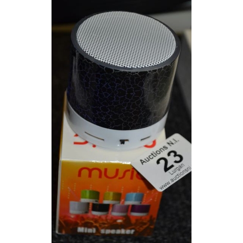 23 - Mini Light Up Bluetooth Speaker