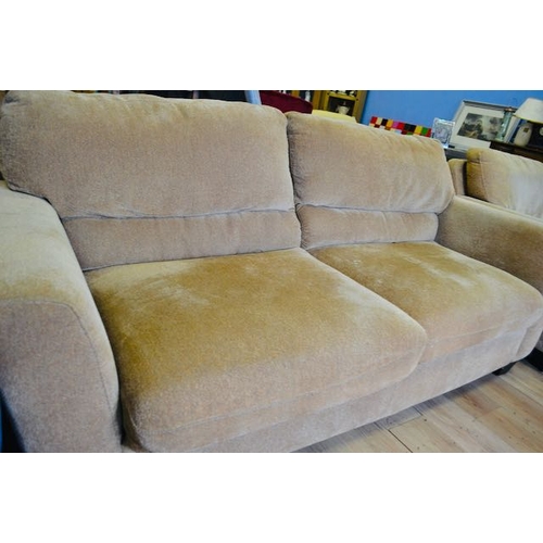 76 - Quality Comfortable 2 Piece Suite - 3 Seater + Armchair