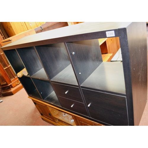 130 - Contemporary Cube Storage Cabinet