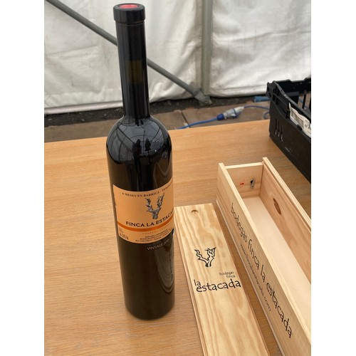 112C - *****ALL PROCEEDS TO CHARITY***** Finca La Estacada Tempranillo 1.5L in Original Wooden Case