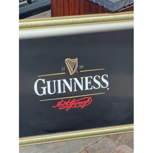 112E - ****ALL PROCEEDS TO CHARITY*** Gold Framed Guinness Print