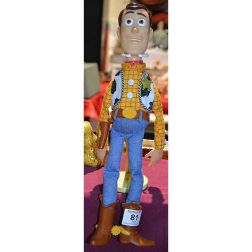 81 - Ring Pull Woody Talking Doll - YEEHAW!