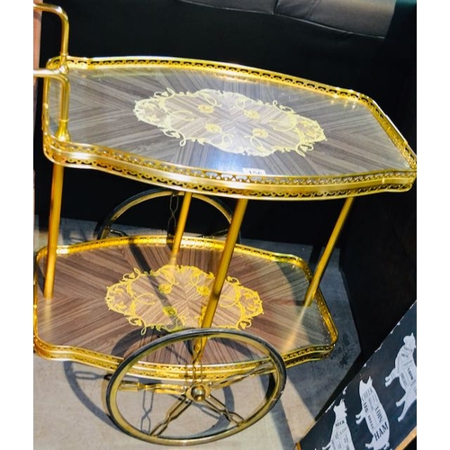 156 - Retro 2 Tier Hostess Trolley