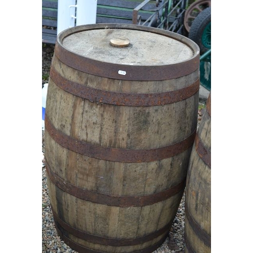 166 - Full Size Whiskey Barrell