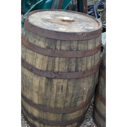 167 - Full Size Whiskey Barrell