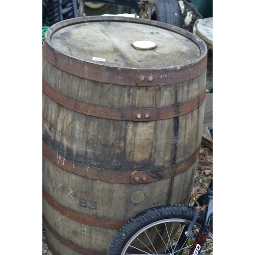 168 - Full Size Whiskey Barrell