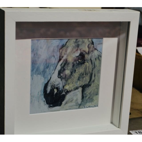 191 - Box Framed Con Campbell Print - Horse