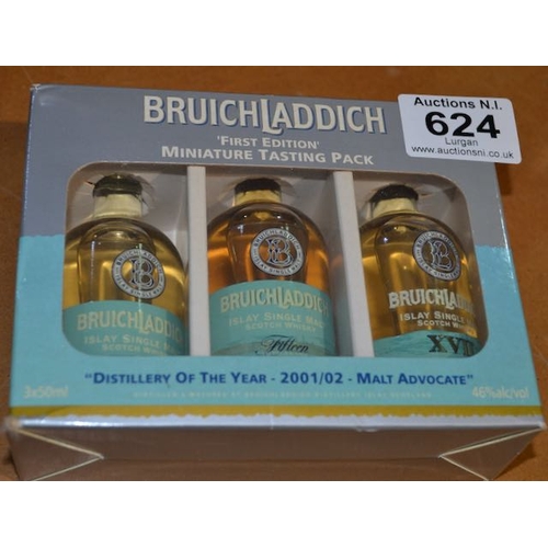 624 - Bruich Laddish 'First Edition' Miniature Tasting Pack Single Malt Scotch Set