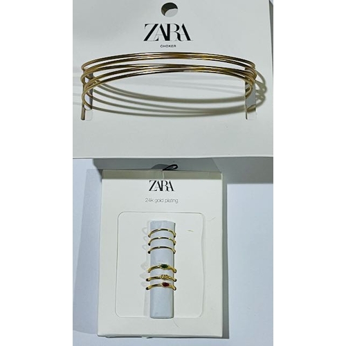 1078 - Zara Choker + Ring Set RRP £40