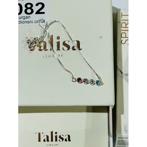 1082 - Talisa Coloured Stone Bracelet + Spirit Watch