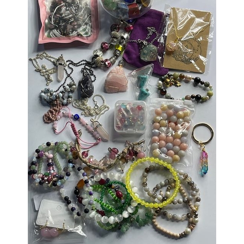 1086 - Collection Of Colourful Stones & Jewellery Etc