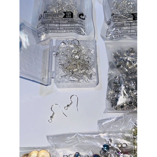 1112 - Large Collection Of Earring Hooks Marked S925 + Collection Of Pendants Etc