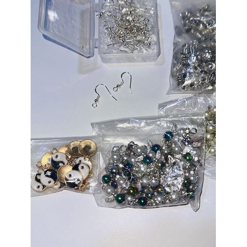 1112 - Large Collection Of Earring Hooks Marked S925 + Collection Of Pendants Etc