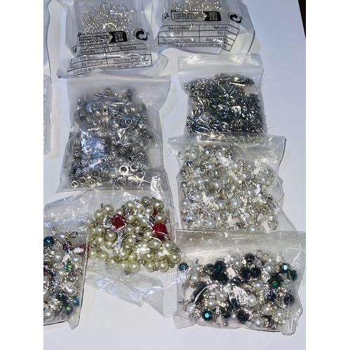 1112 - Large Collection Of Earring Hooks Marked S925 + Collection Of Pendants Etc