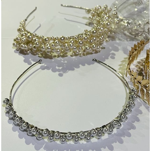 1043 - Ornate Headband x 3 Plus Vine Hairband and Cuff