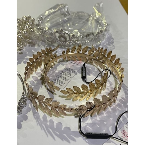 1043 - Ornate Headband x 3 Plus Vine Hairband and Cuff