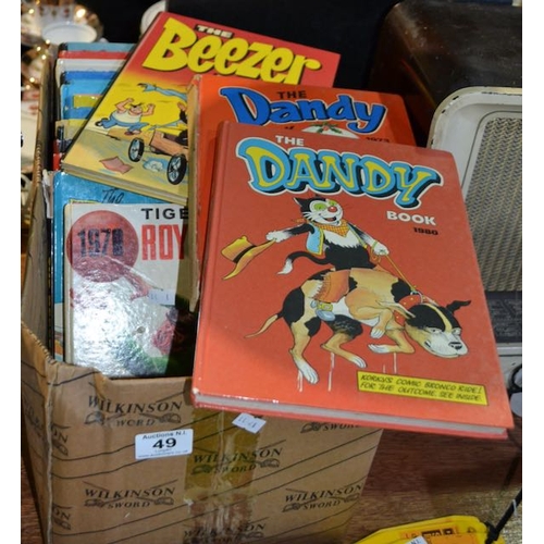 49 - Box Of Vintage Annuals