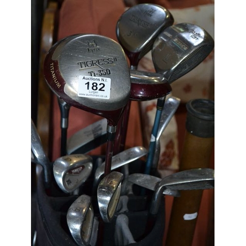 182 - Set of Ladies Golf Clubs In Bag