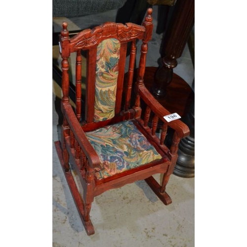 196 - Miniature Rocking Chair