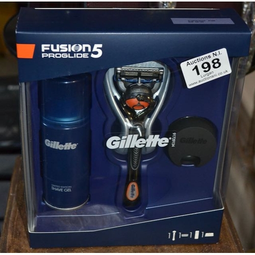 198 - Gillette Fusion 5 Proglide Gift Set
