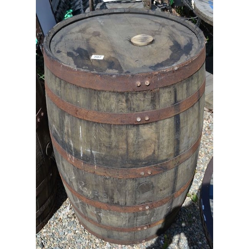 207 - Full Size Whiskey Barrell