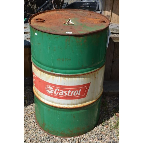 215 - Large Castrol Oil Drum