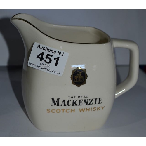 451 - Wade PDM The Real Mackenzie Scotch Whiskey Jug