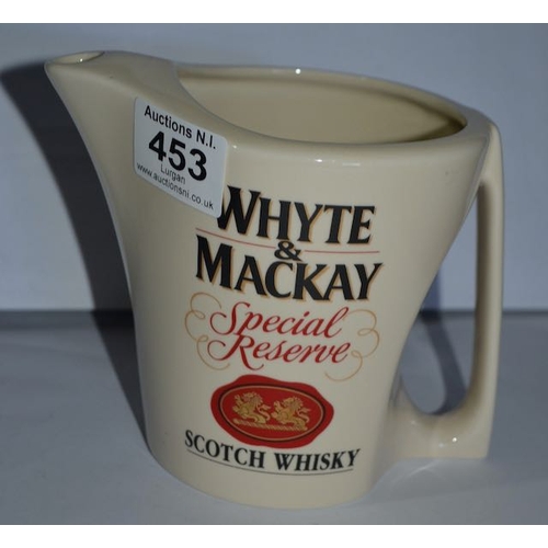 453 - Whyte & Mackay Special Reserve Scotch Whiskey Jug