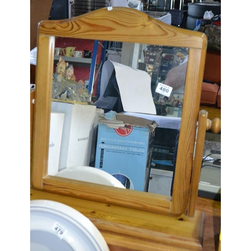 480 - Pine Vanity Mirror