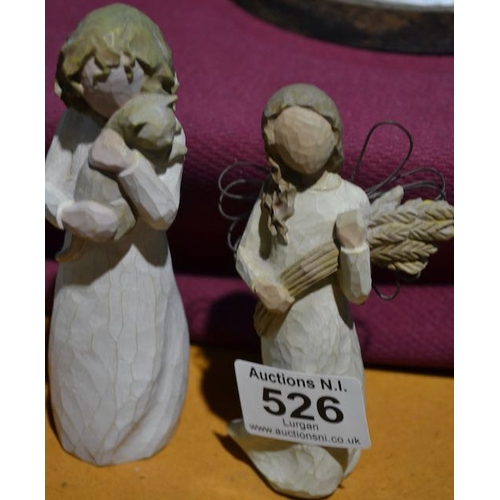 526 - Willow Tree Angel x2 = With Affection + Angel of Autumn