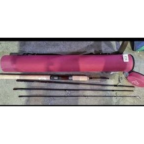 216 - Abu Garcia Diplomat 8' Spin Rod In Case