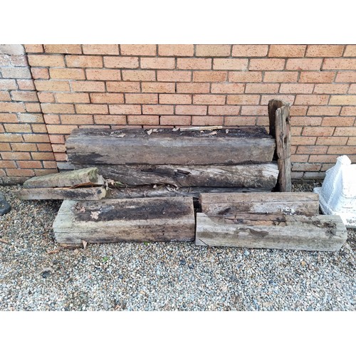 215C - Lot of Part Garden Sleepers - As Seen