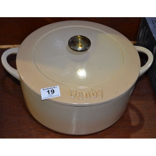 19 - Denby Lidded Stock Pot