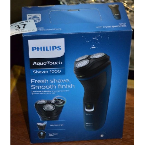 37 - Philips Aqua Touch Shaver 1000 - Box Sealed