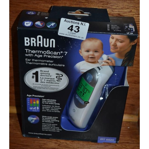 43 - Braun Thermoscan 7 - Box Sealed