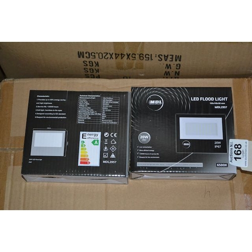 170 - 2 x 20w LED Flood Light ( Vat Rated)