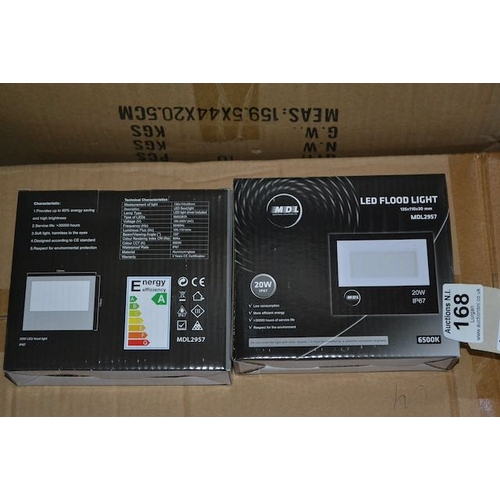 177 - 2 x 20w LED Flood Light ( Vat Rated)