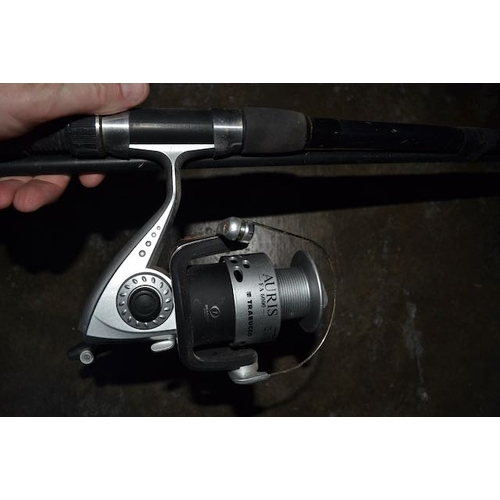 553 - Black 2pc Rod With Trabucco Auris FA 6000 Reel