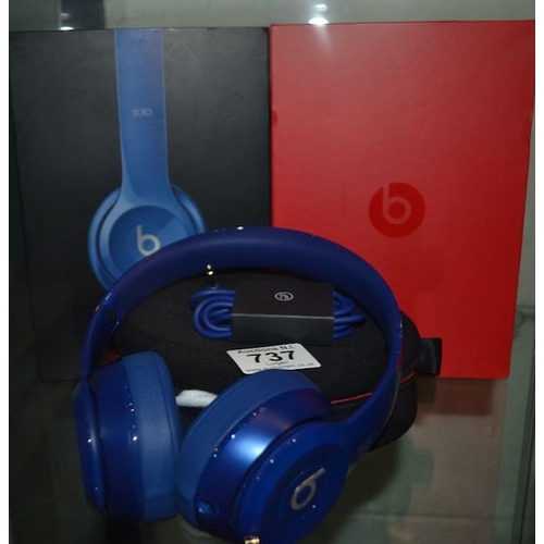 737 - Beats Solo Headphones In Box