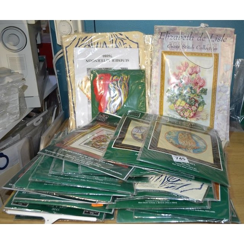 745 - Approx 33 x The Craft Collection Cross Stitch Kits