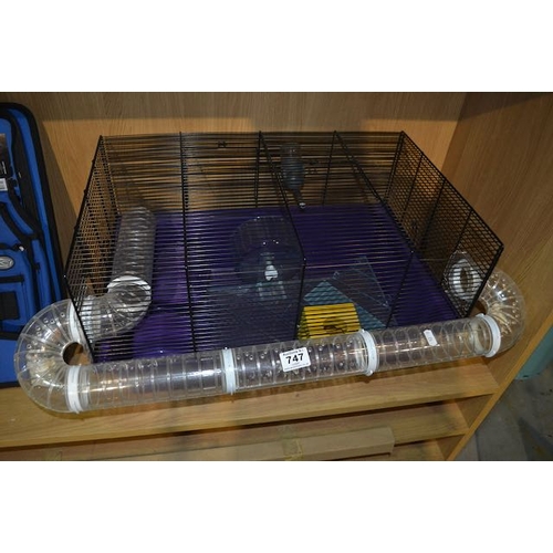 747 - Hamster Cage With Accessories