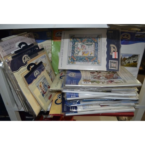 751 - Large Quantity Of DMC Cross Stitch Kits