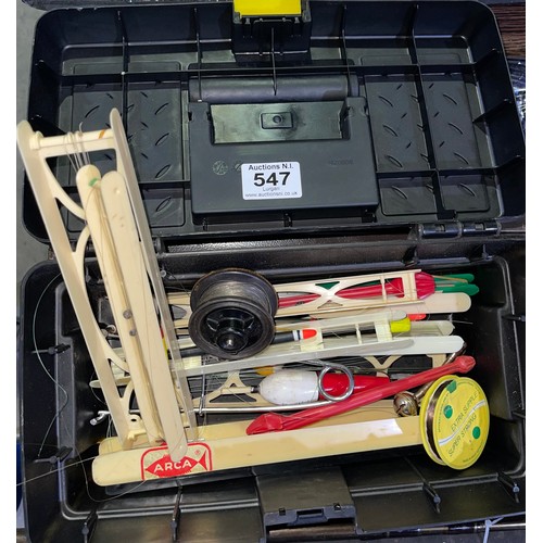 547 - Tackle Box & Contents