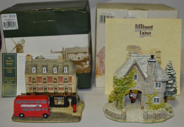 リリパットレーンLilliput lane Eamont Lodge クリスマス Lilliput Lane Snow Cottage-Illuminated Country Christmas
