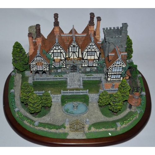 1051 - Large Danbury Mint The Manor House Boxed With Cert